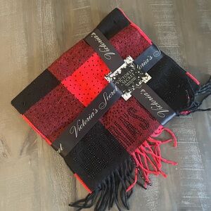 NWT Victoria's Secret Winter Angel Collection Buffalo Check Scarf
